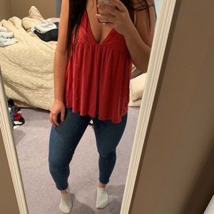 Free people red tank